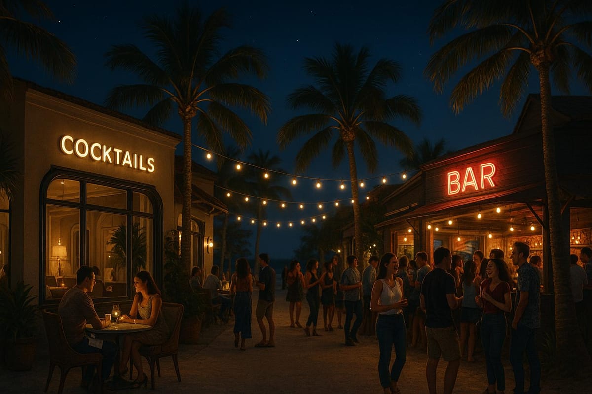 30A Nightlife: Bars vs. Cocktail Lounges