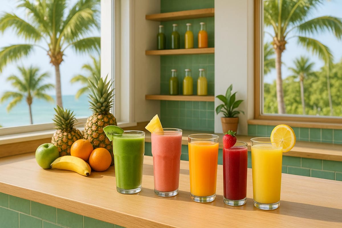 Top 7 Juice Bars on 30A