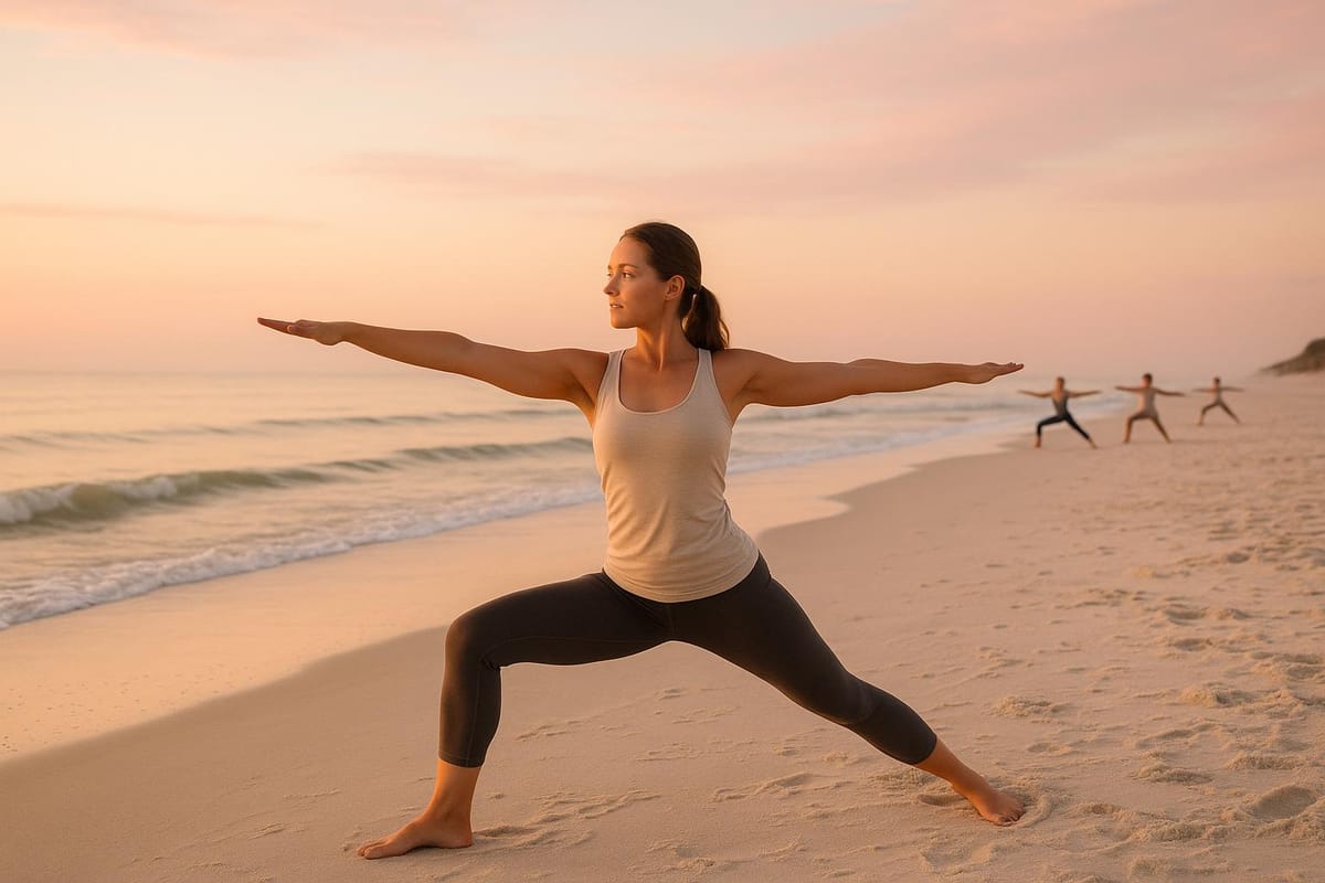 Outdoor Yoga on 30A Beaches