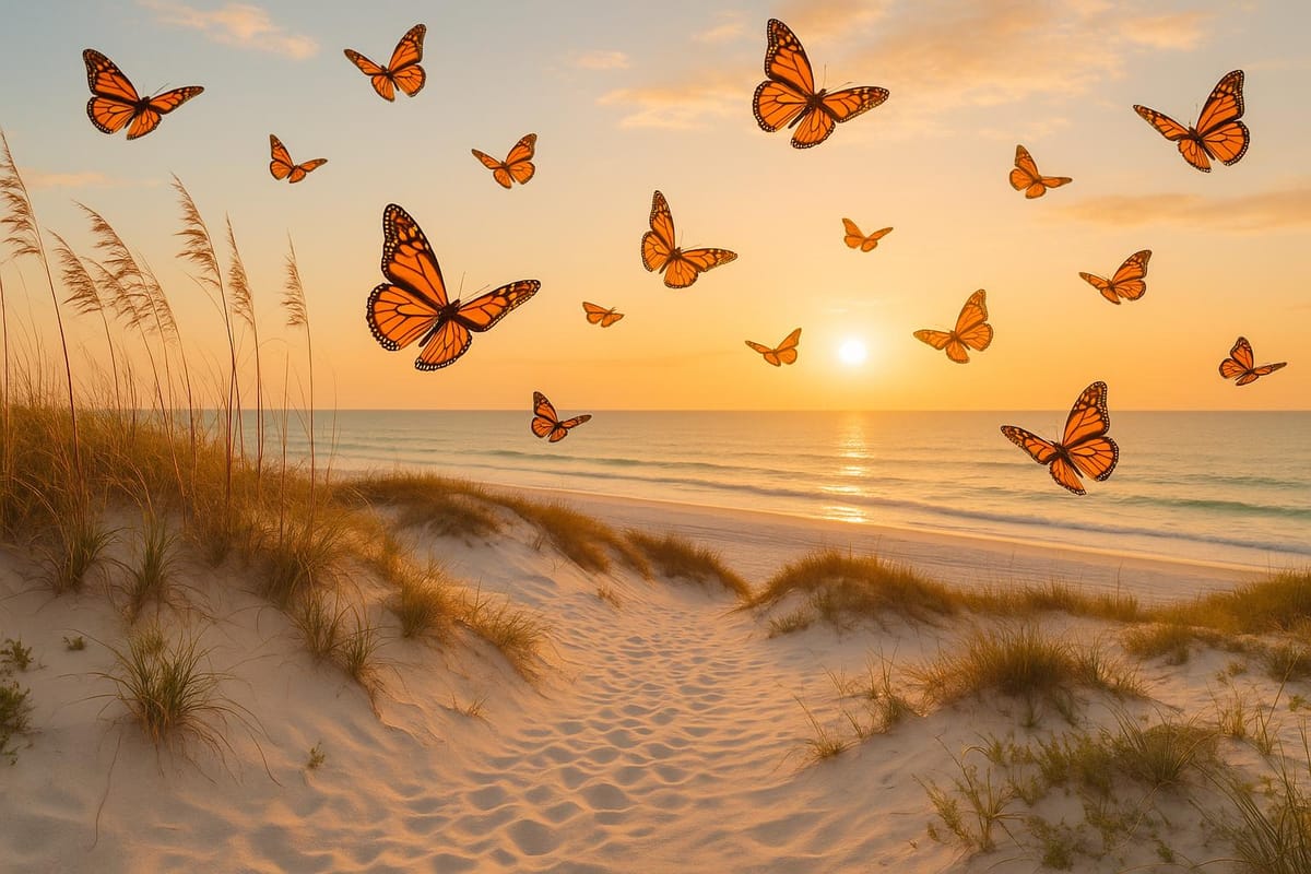 Monarch Migration on 30A: When and Where