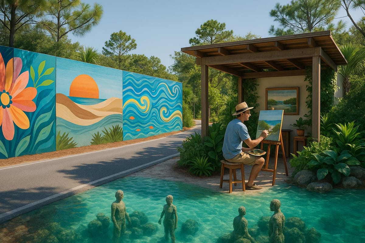 Hidden Art Spots in South Walton