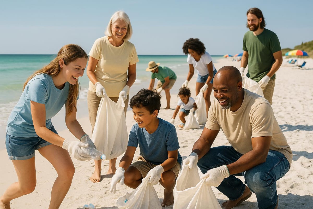 How Beach Cleanups Build Community in 30A