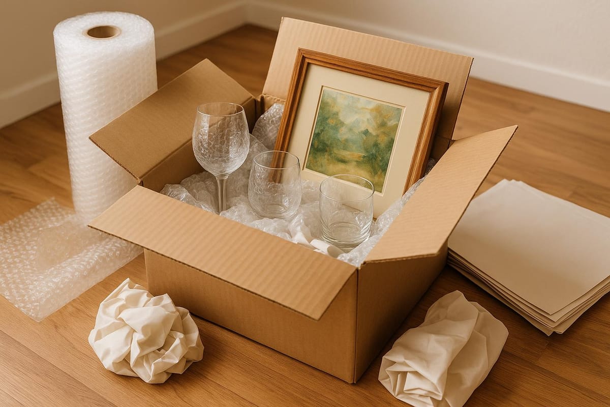 How to Pack Fragile Items for a 30A Move