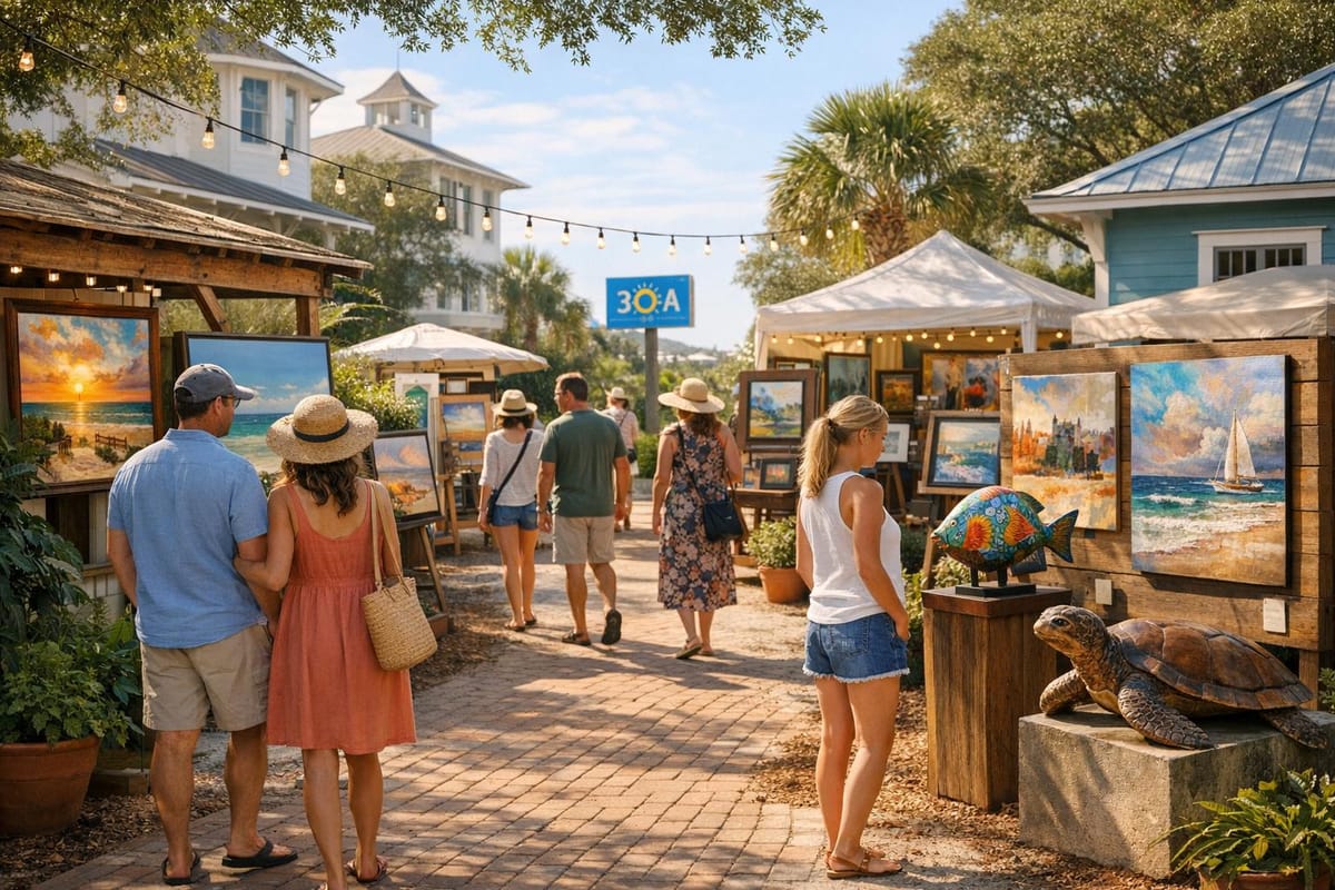 How to Find Local Art on 30A