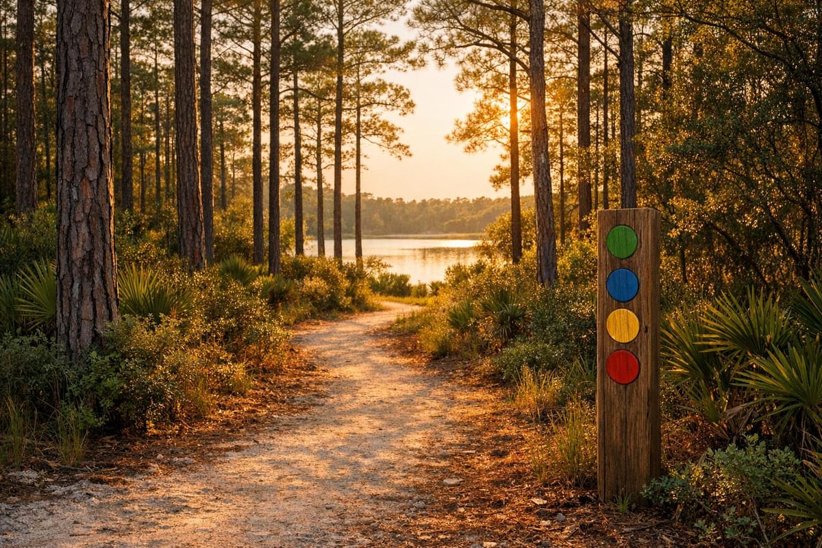 Point Washington State Forest: Eastern Lake Trails