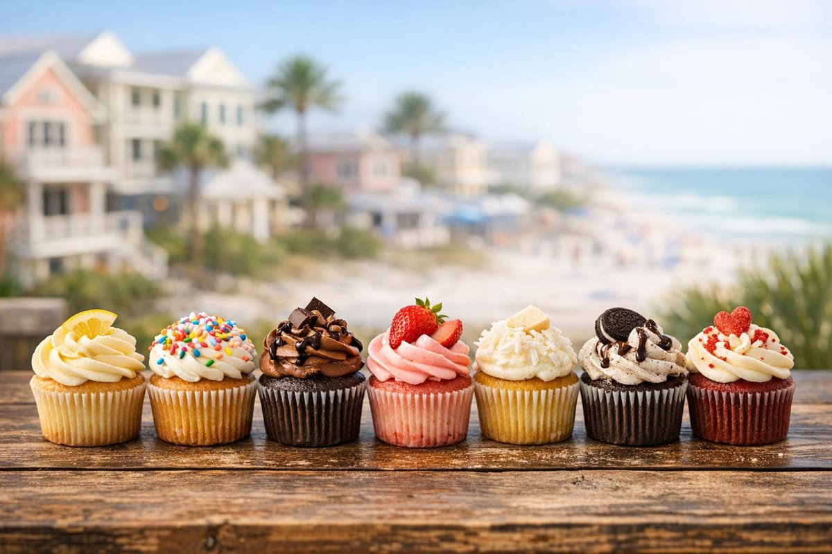 Top 7 Cupcake Shops on 30A