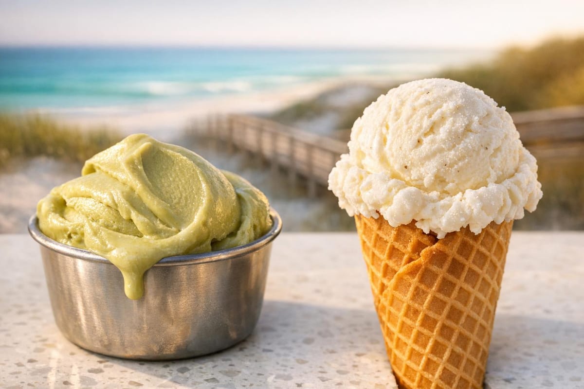 Ice Cream vs. Gelato: 30A Sweet Spots
