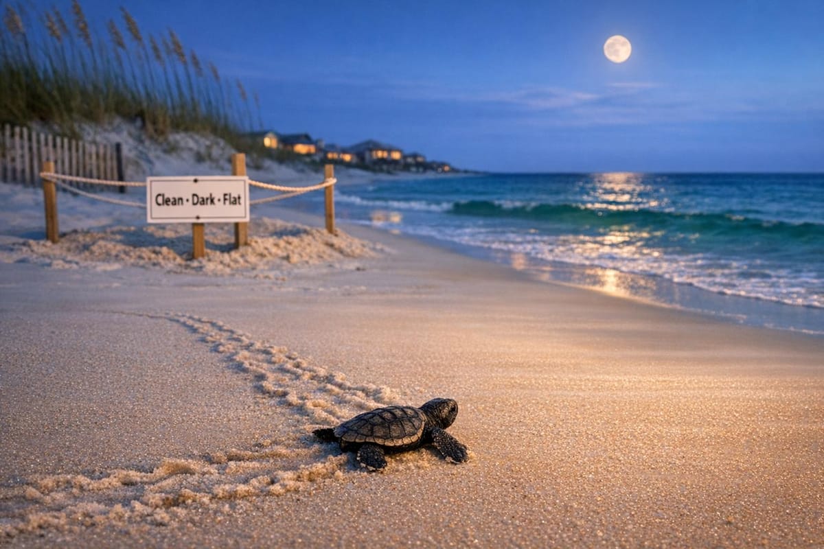 Protecting Sea Turtles on 30A Beaches