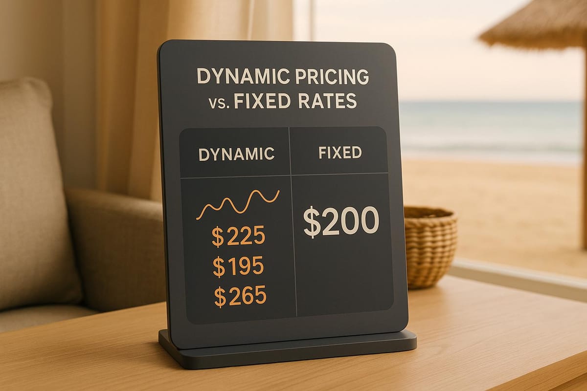 Dynamic Pricing vs. Fixed Rates for Rentals