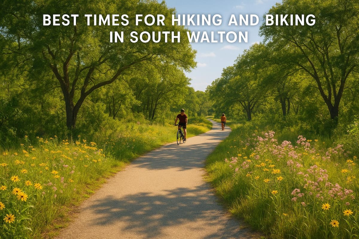 Best Times for Hiking and Biking in South Walton