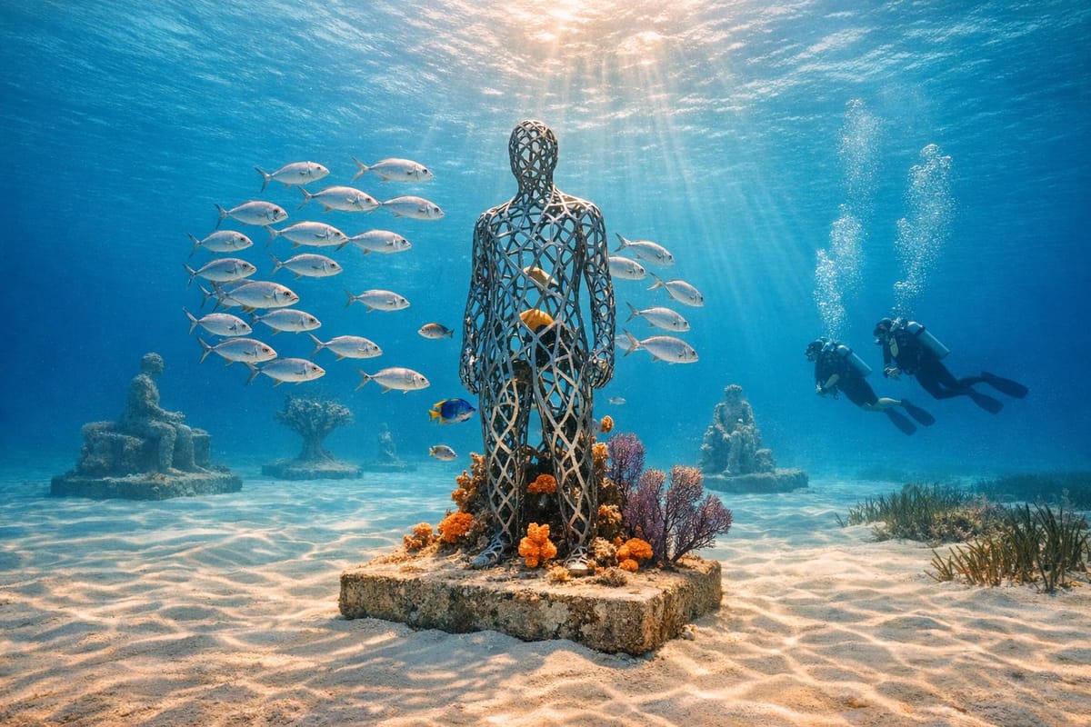 Top 5 Sculptures at Underwater Museum of Art