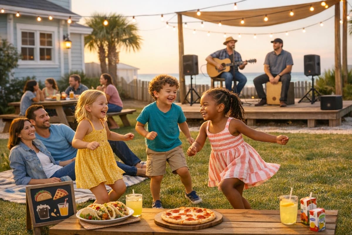Top 7 Family-Friendly Live Music Spots on 30A
