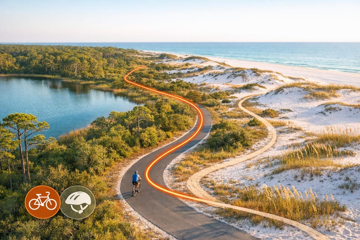 Topsail Hill Biking Trails Map and Tips