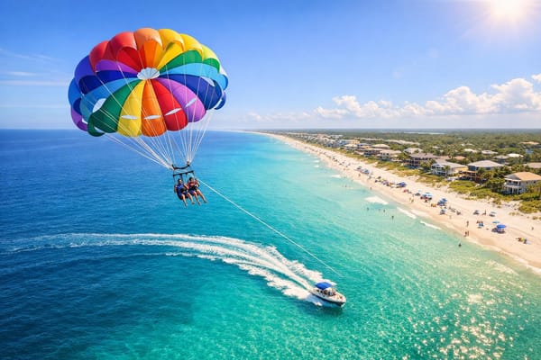 Top 5 Parasailing Spots on 30A