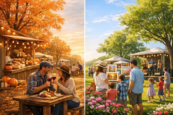 Fall vs. Spring Arts Events on 30A