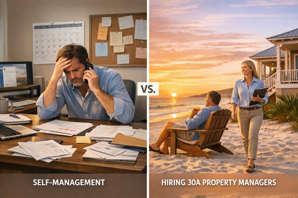 Self-Management vs. Hiring 30A Property Managers