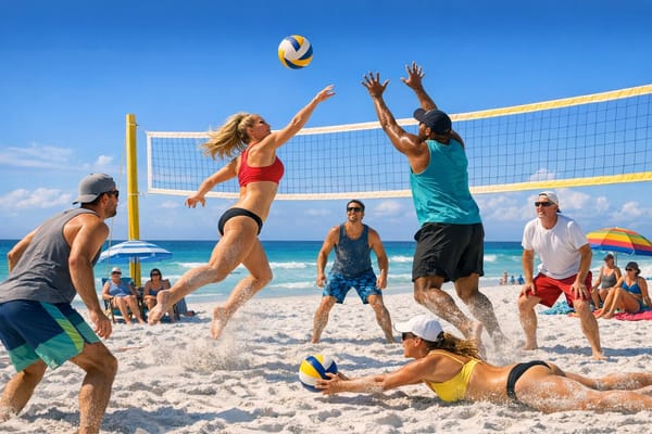 How to Join Beach Volleyball Games in South Walton
