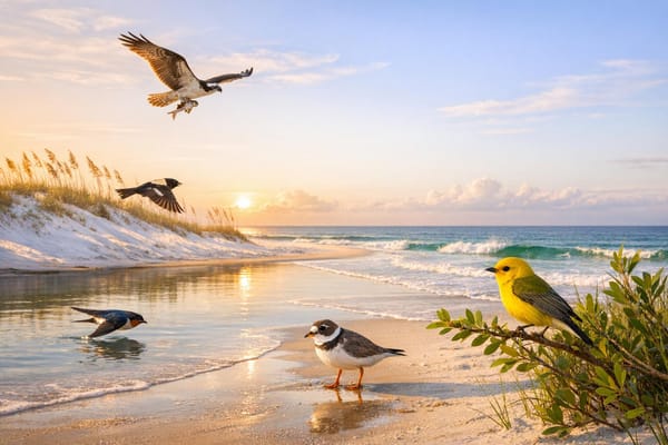 Top 5 Bird Species Migrating Through 30A