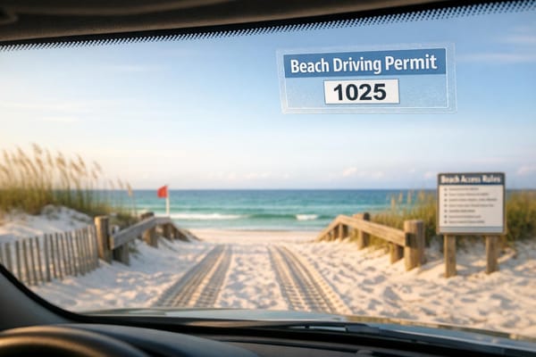 How to Get a Walton County Beach Driving Permit
