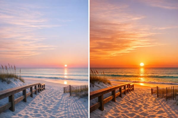 Sunrise vs. Sunset: Best Beaches on 30A