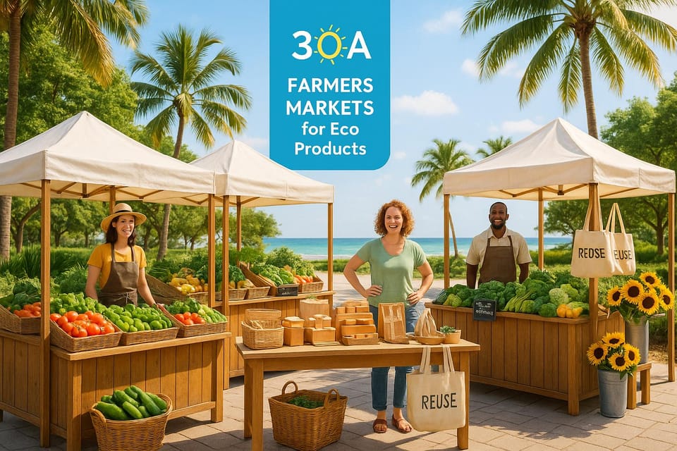 30A Farmers Markets for Eco Products