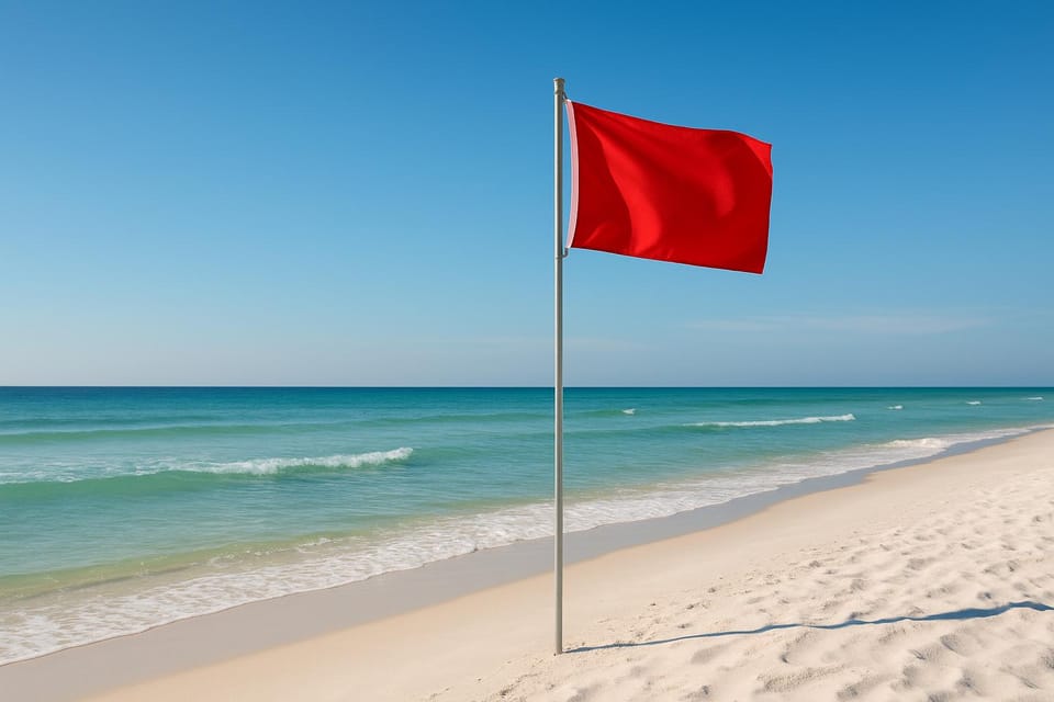 How to Read South Walton Beach Flag Warnings