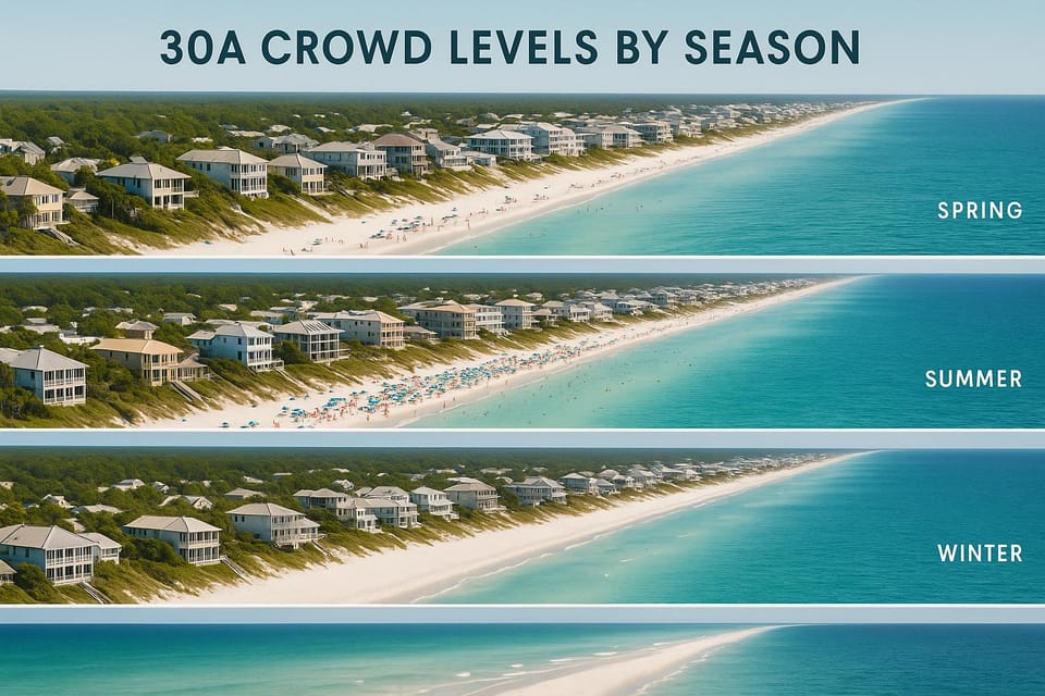 30A Crowd Levels by Season