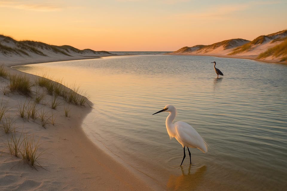 Seasonal Wildlife at Coastal Dune Lakes