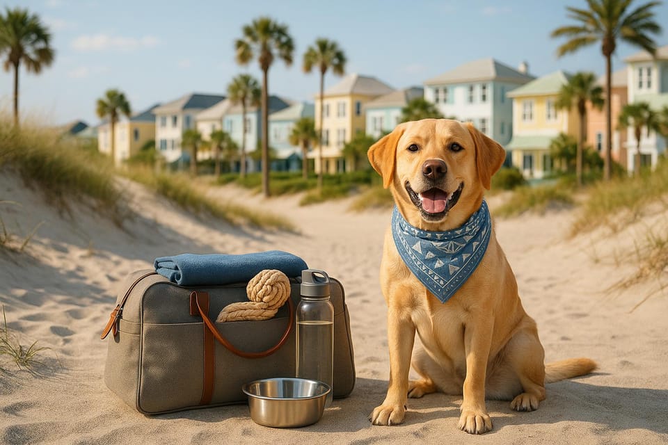 Checklist for Traveling 30A with Pets