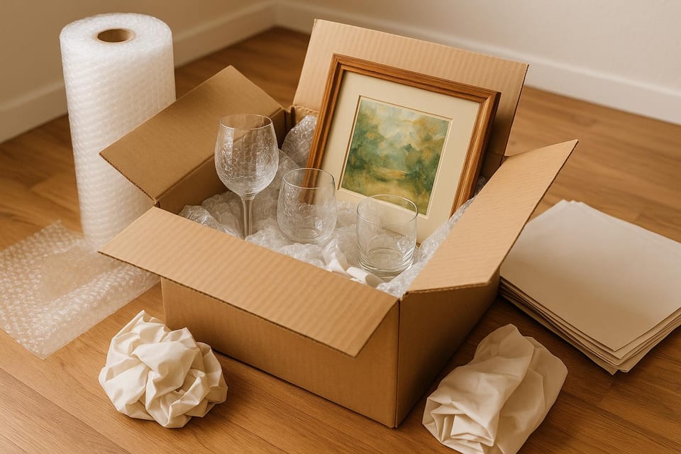 How to Pack Fragile Items for a 30A Move
