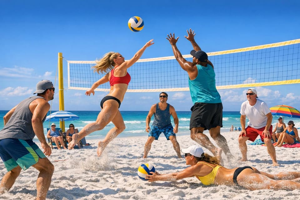 How to Join Beach Volleyball Games in South Walton