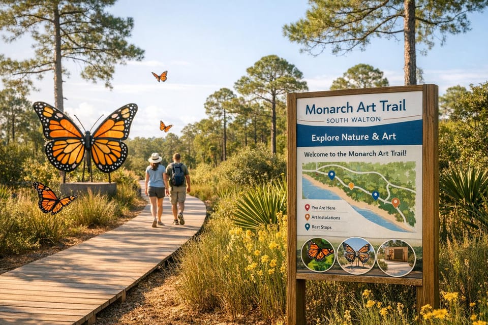 How to Visit Monarch Art Trail in South Walton