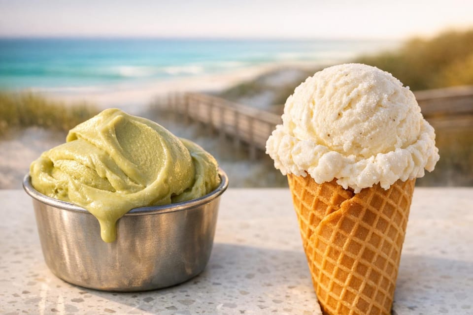 Ice Cream vs. Gelato: 30A Sweet Spots