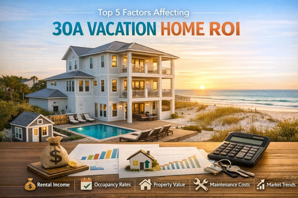 Top 5 Factors Affecting 30A Vacation Home ROI