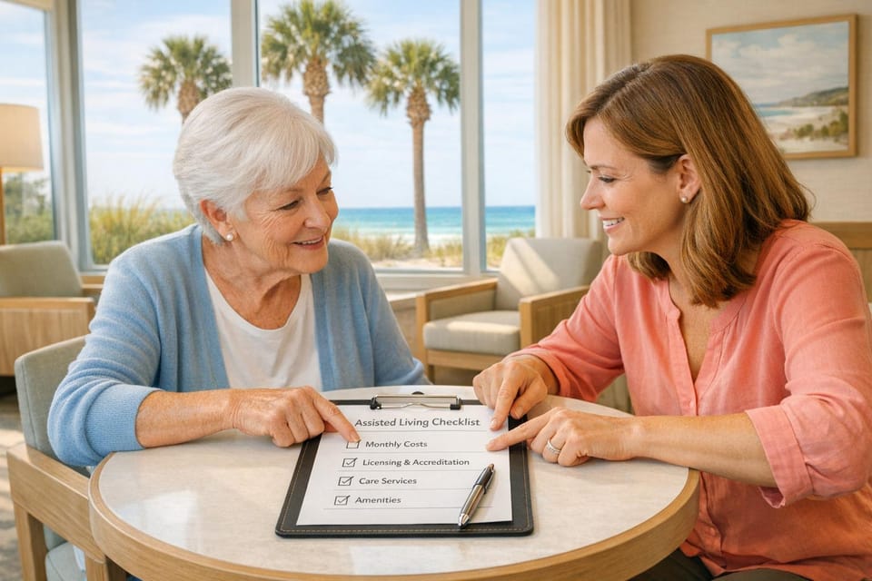 Checklist for Choosing Affordable Assisted Living in 30A