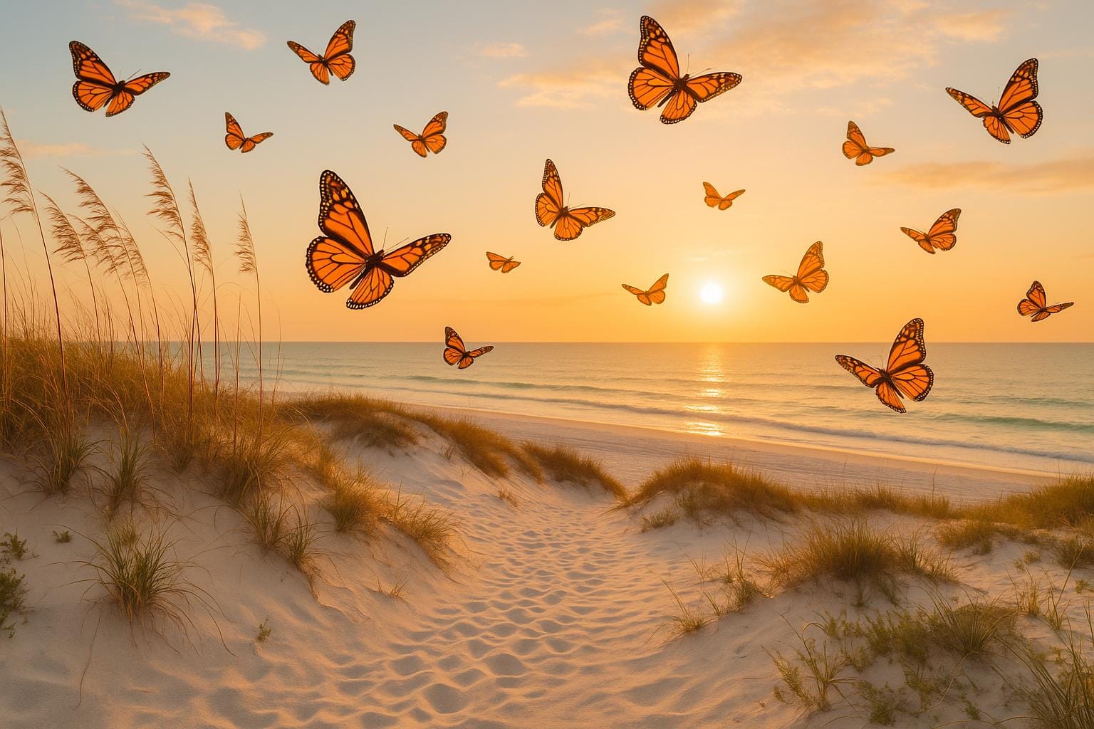 Monarch Migration on 30A: When and Where