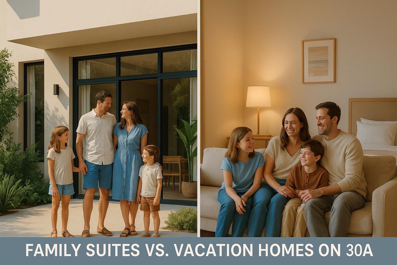 Family Suites vs. Vacation Homes on 30A