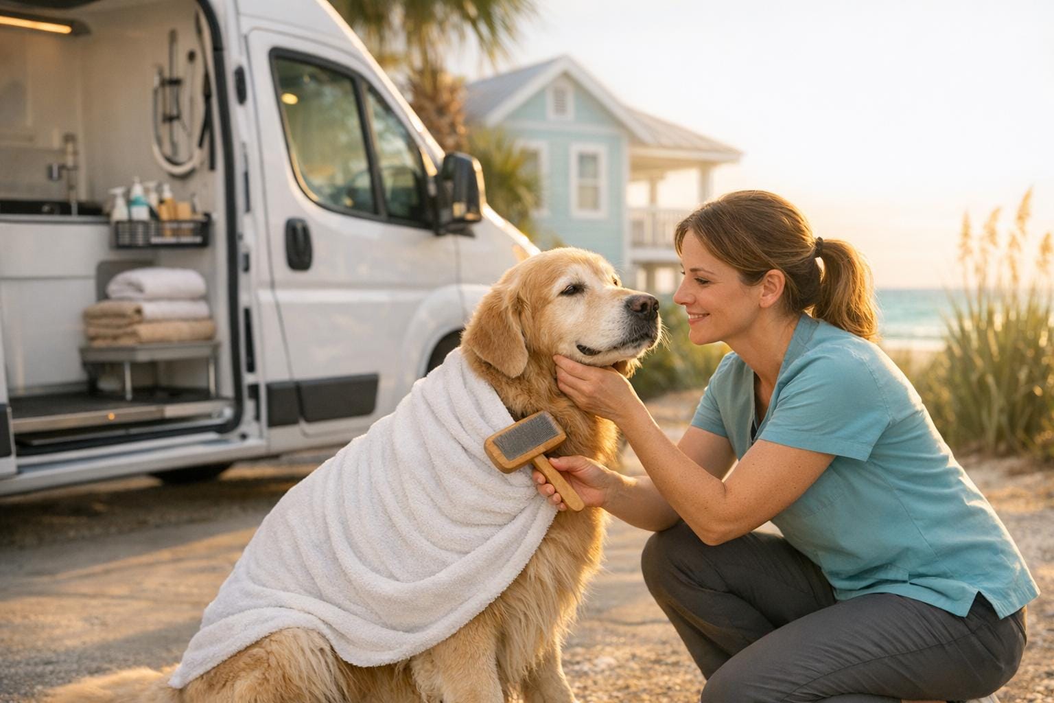 Mobile Pet Grooming Services on 30A