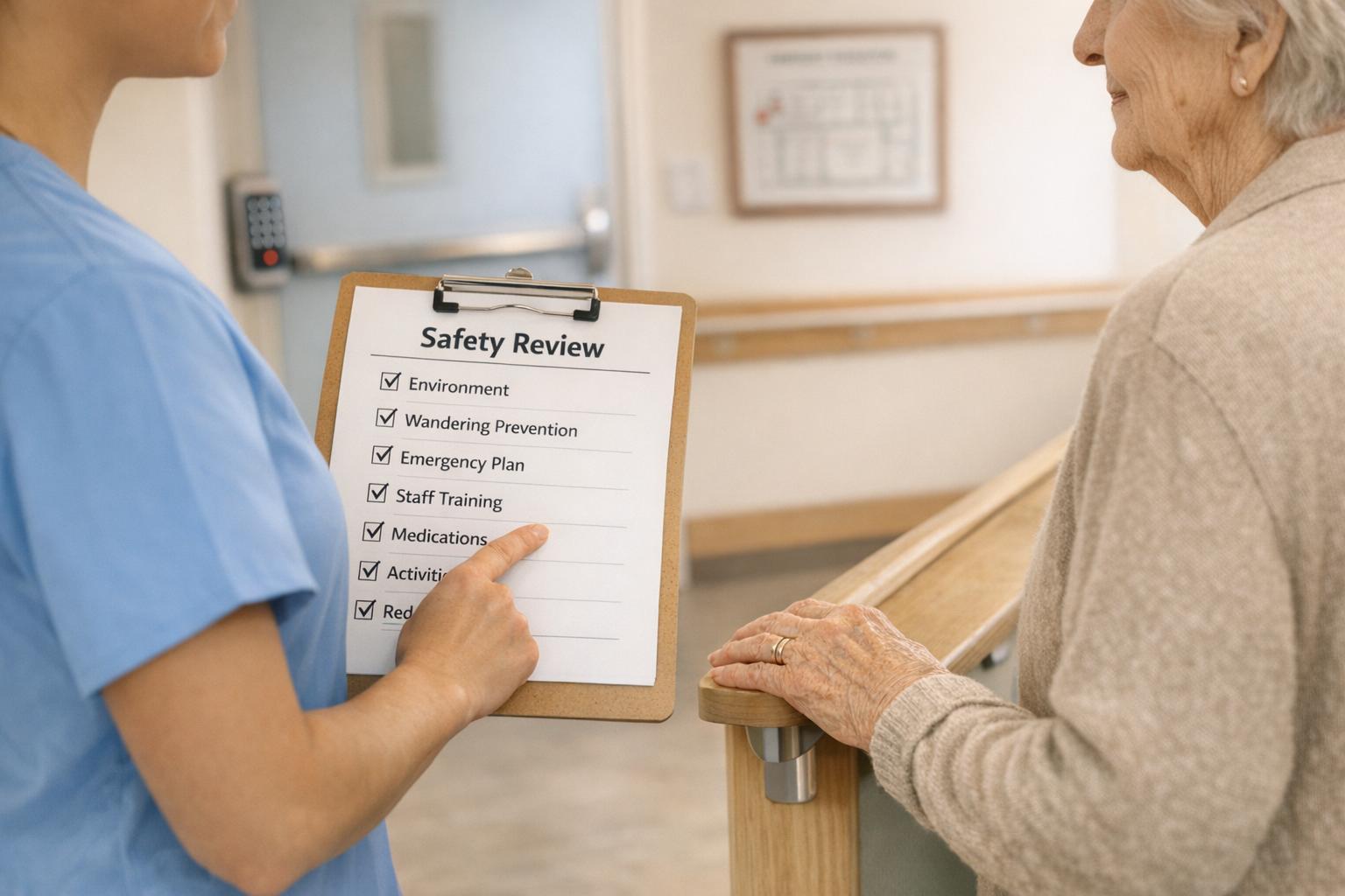 Checklist for Evaluating Dementia Care Facility Safety